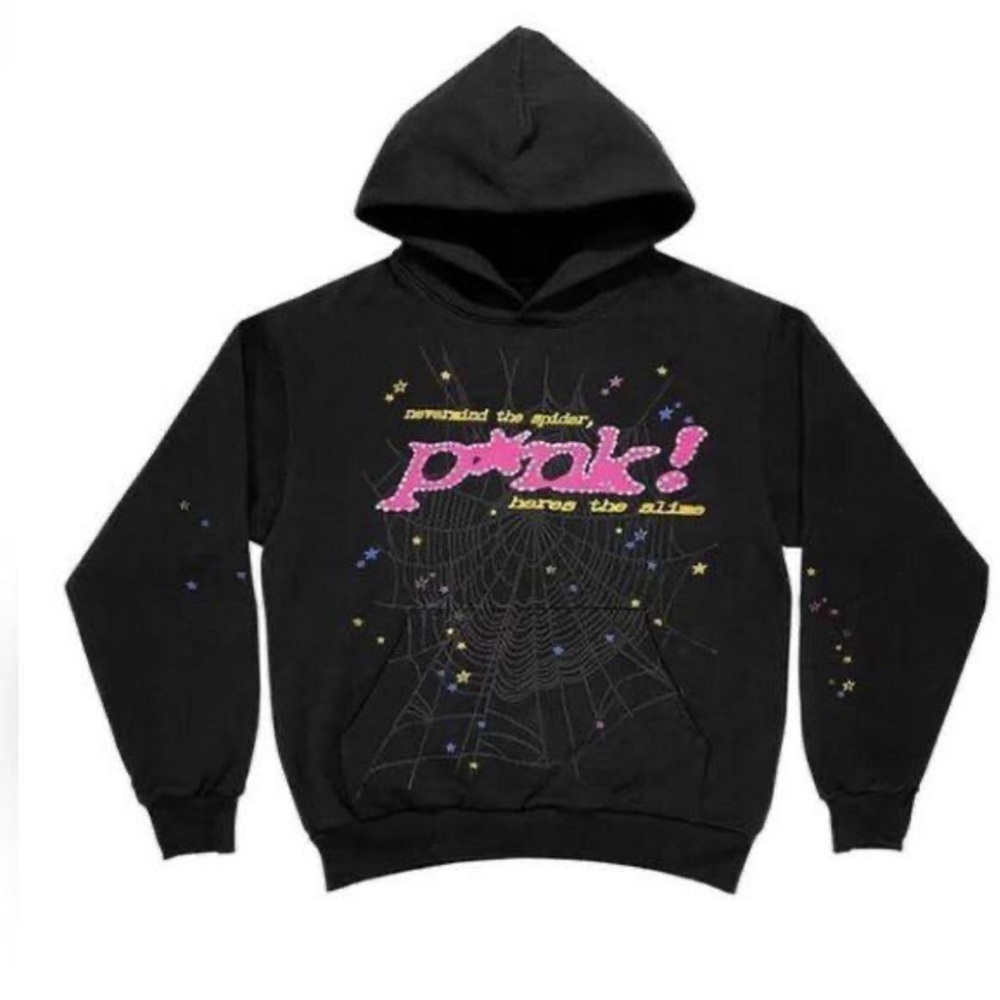 Black Graphic Hoodie